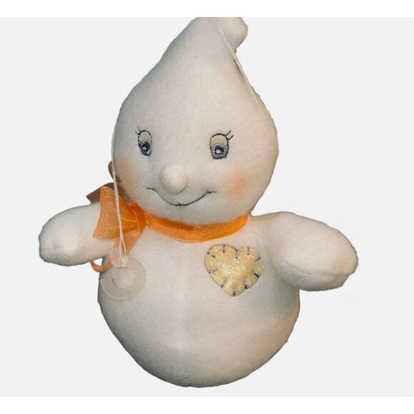 Hallmark Little Glimmer Ghost Ty Beanie Plush Spooky Set 3 Sheets 8" Collectible - Picture 10 of 12